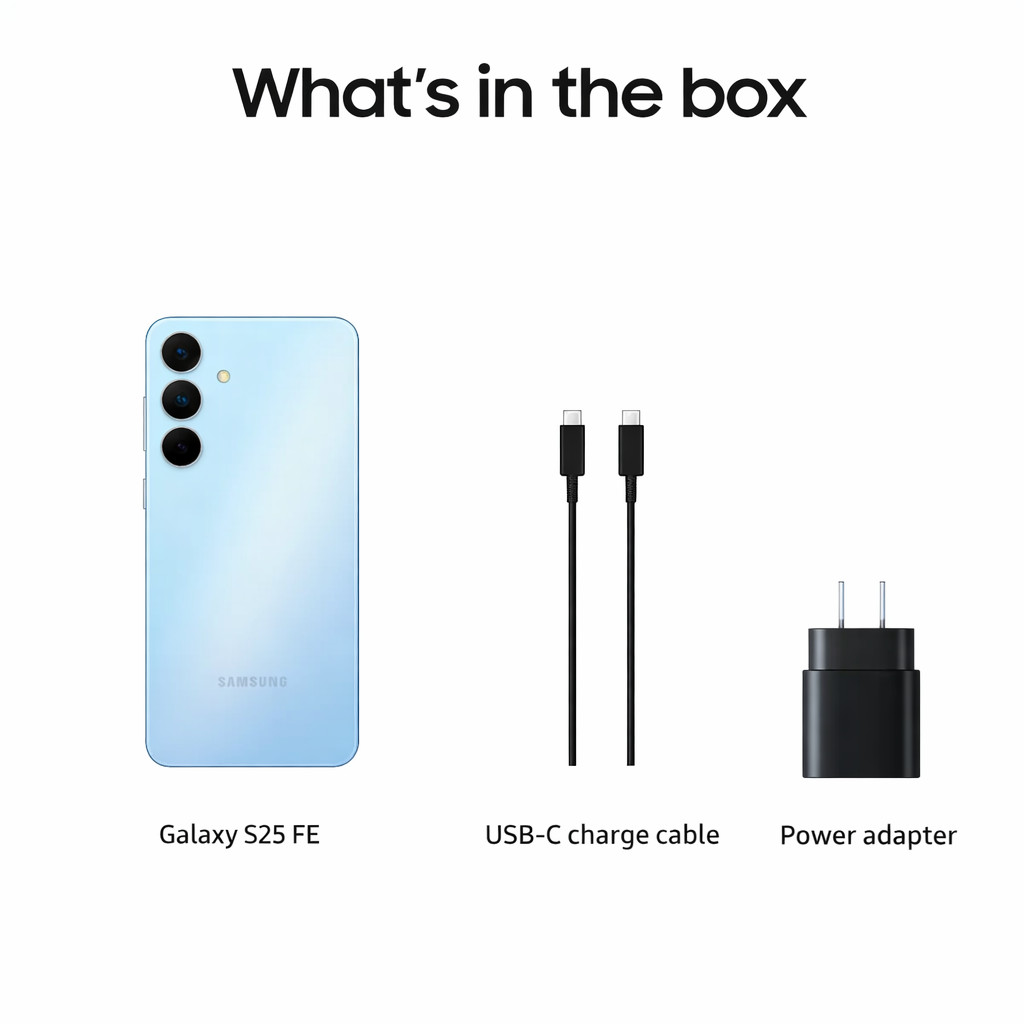 AT&T Samsung Galaxy S25 FE 128GB Black – New Open Box w/ Warranty – Cricket
