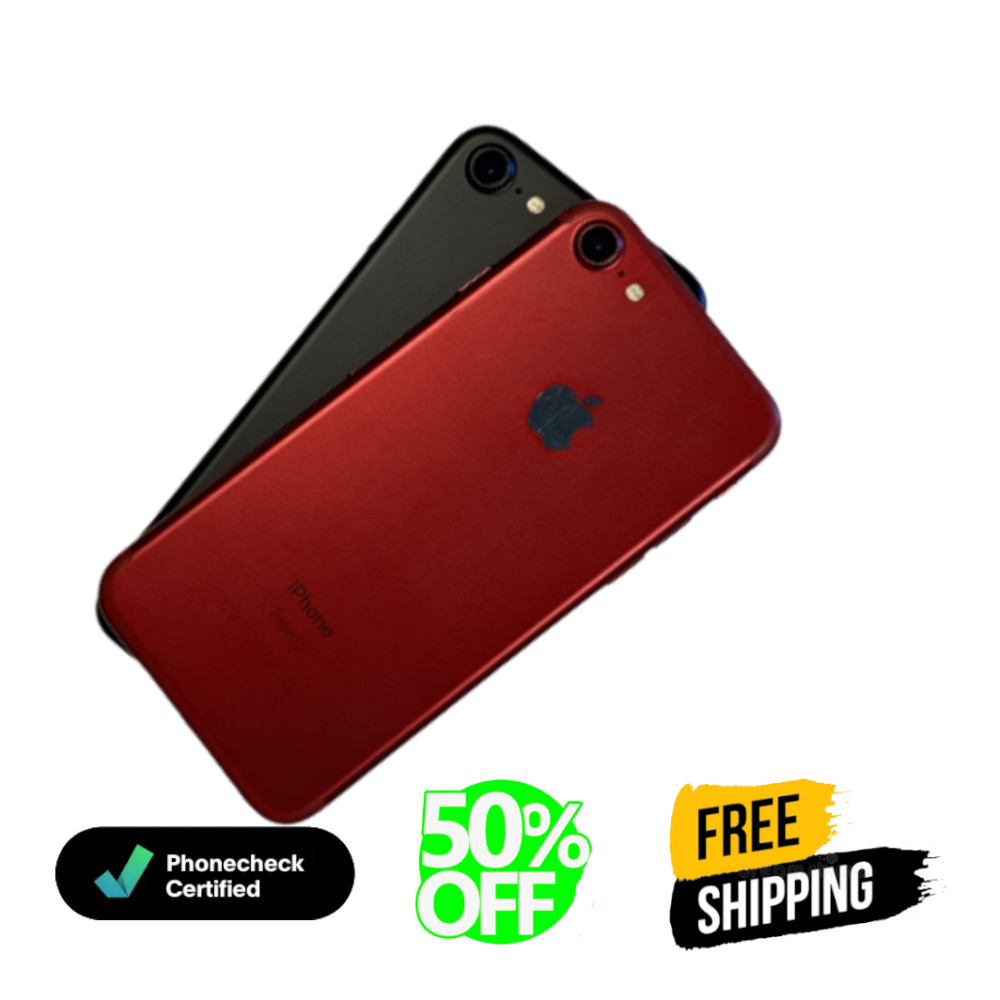 Apple iPhone 7 -32GB 128GB- Unlocked Verizon At&t T-Mobile Red Black Rose Gold