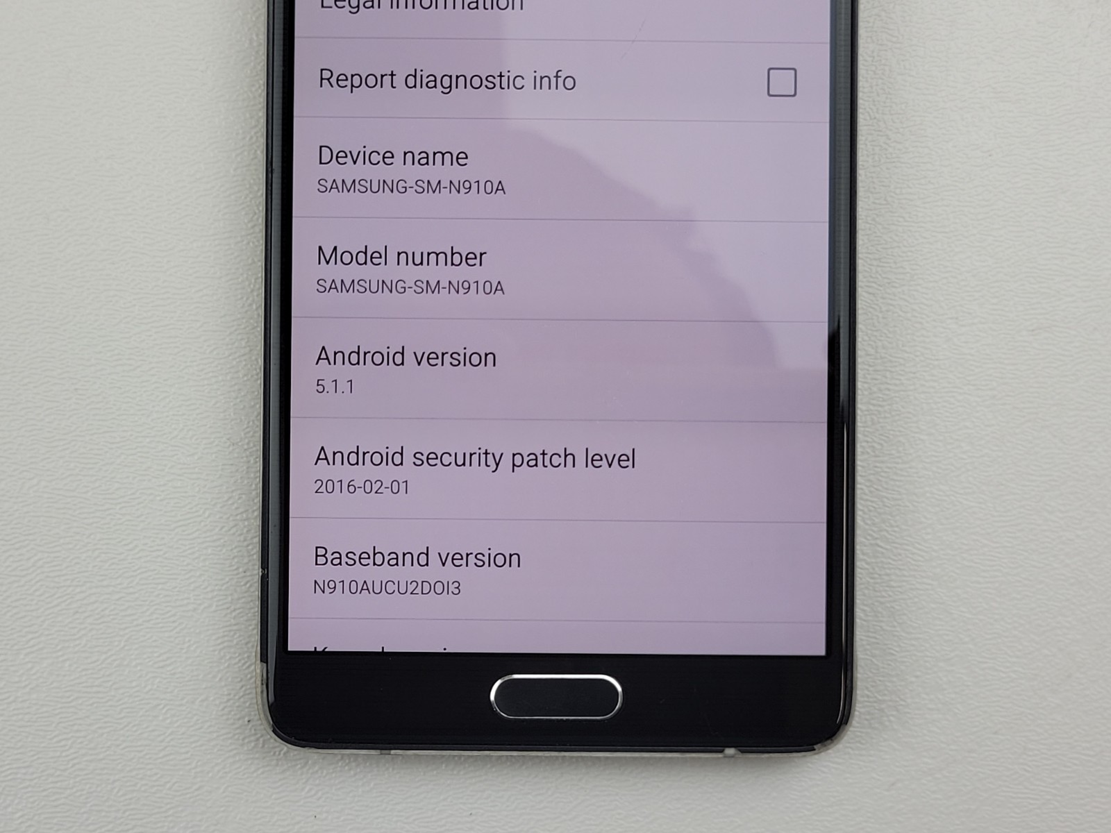 Samsung Galaxy Note 4 (SM-N910A) 32GB (AT&T) Smartphone – Clean IMEI – H3275