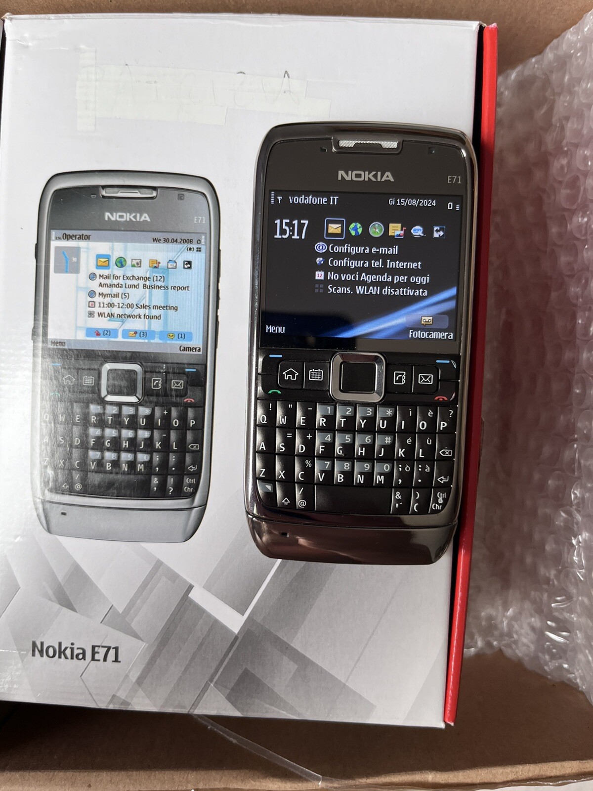 Nokia E71 Nokia E71 Phone Made in Finland, Used Working! Camera Error!