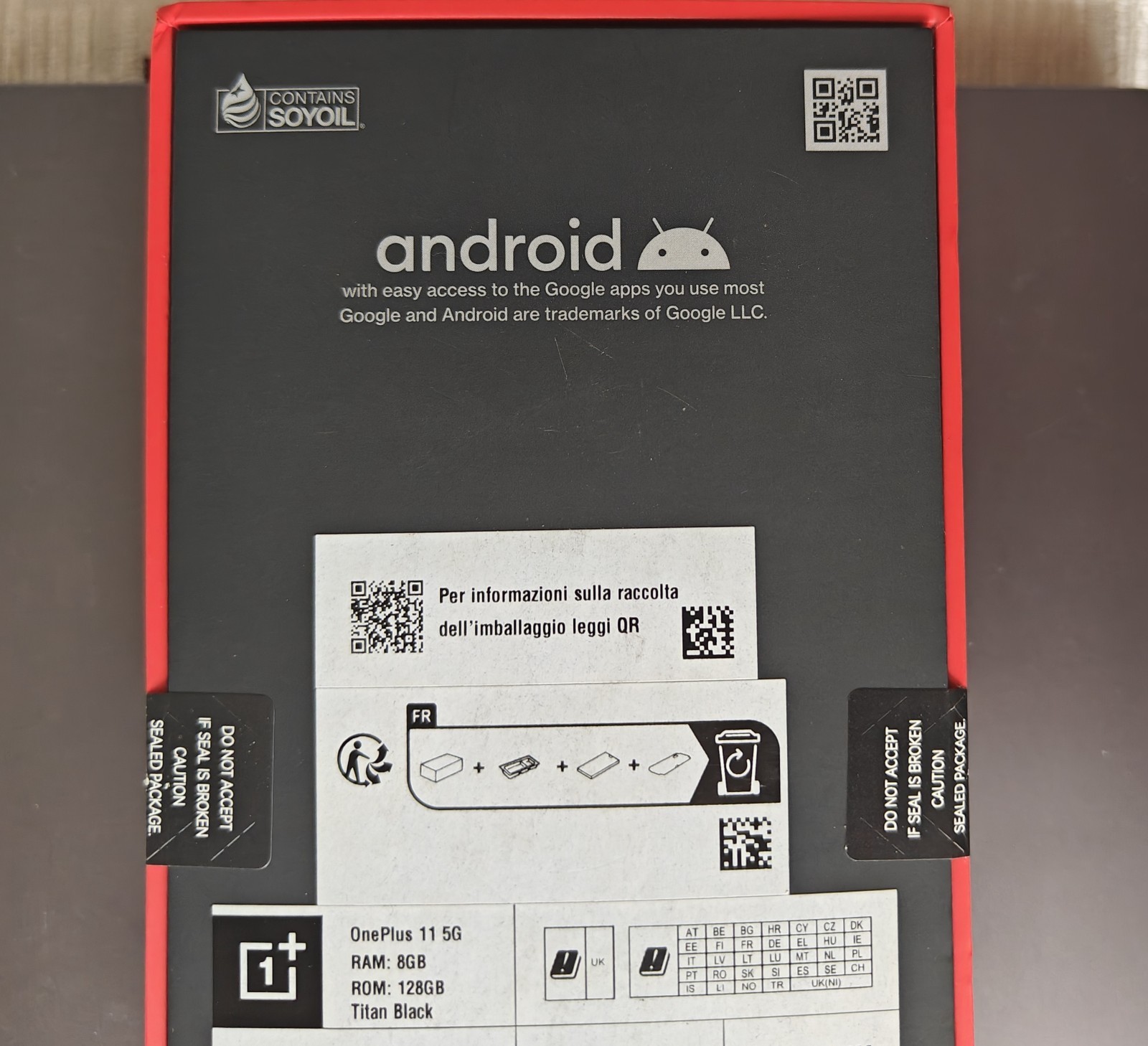 OnePlus 11 – 128 GB – Titan Black (Unlocked)