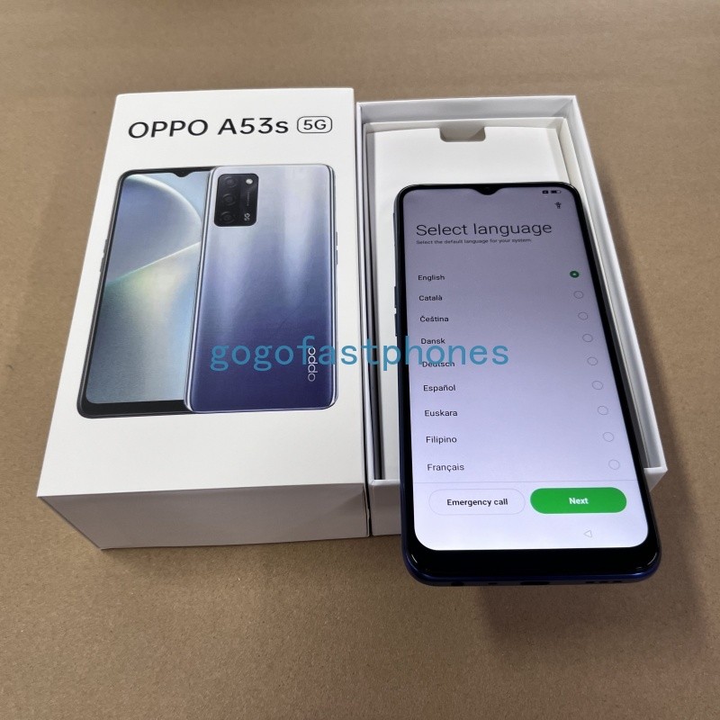 Unlocked Oppo A53s 5G Dual SIM 128GB 6/8GB RAM 6.52″ 5000mAh New sealed Google