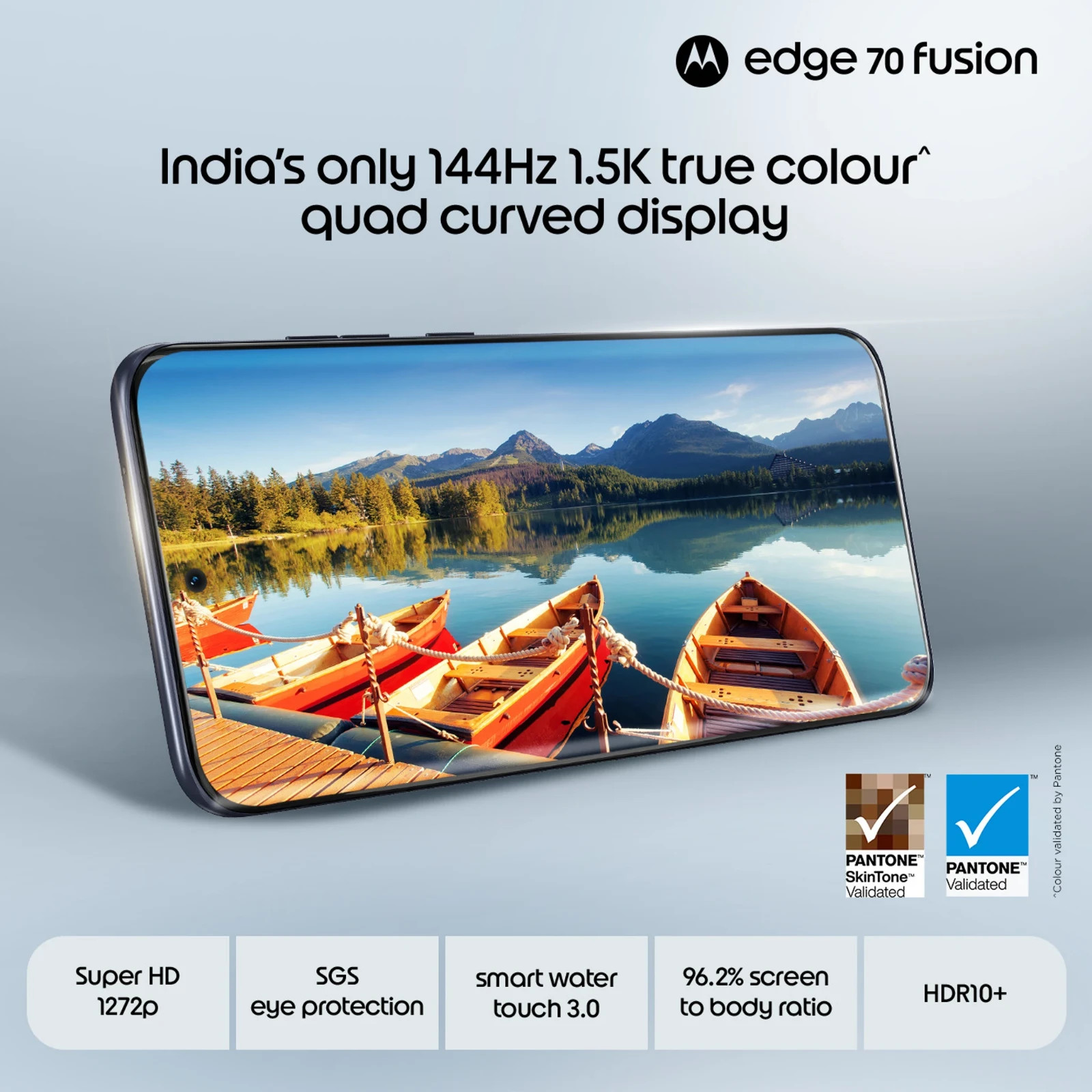 MOTOROLA Edge 70 Fusion (COUNTRY AIR, 8+256GB) Snapdragon® 7s Gen 4 SmartPhone