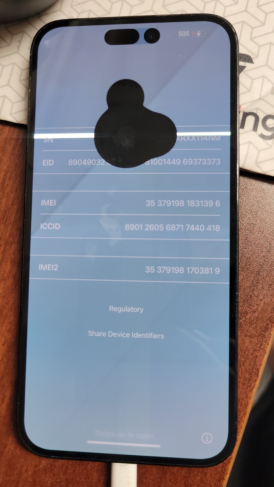 Apple iPhone 14 Pro Max – 128 GB – Space Black – FOR PARTS