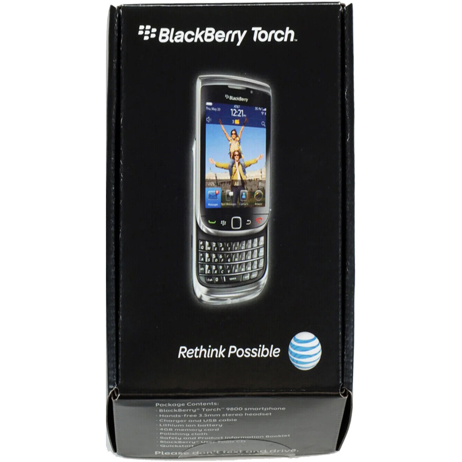 BNIB 3.2″ Blackberry Torch 9800 Customised in Yellow 4GB QWERTY Unlocked 3G GSM