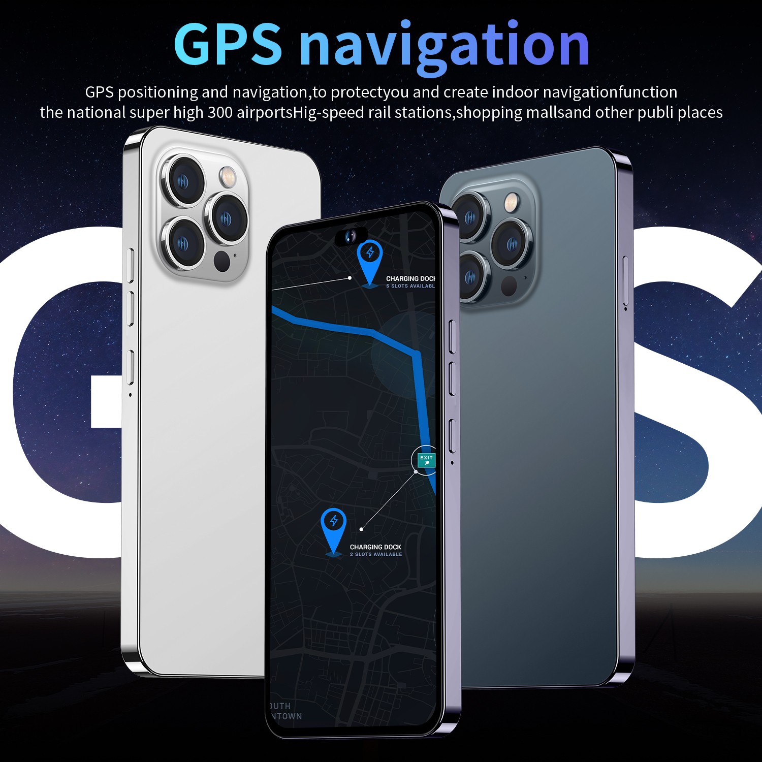 16 Pro Max 5G 128GB Unlocked Cell Phone Smartphone Android Cheap Phone 5000mAh