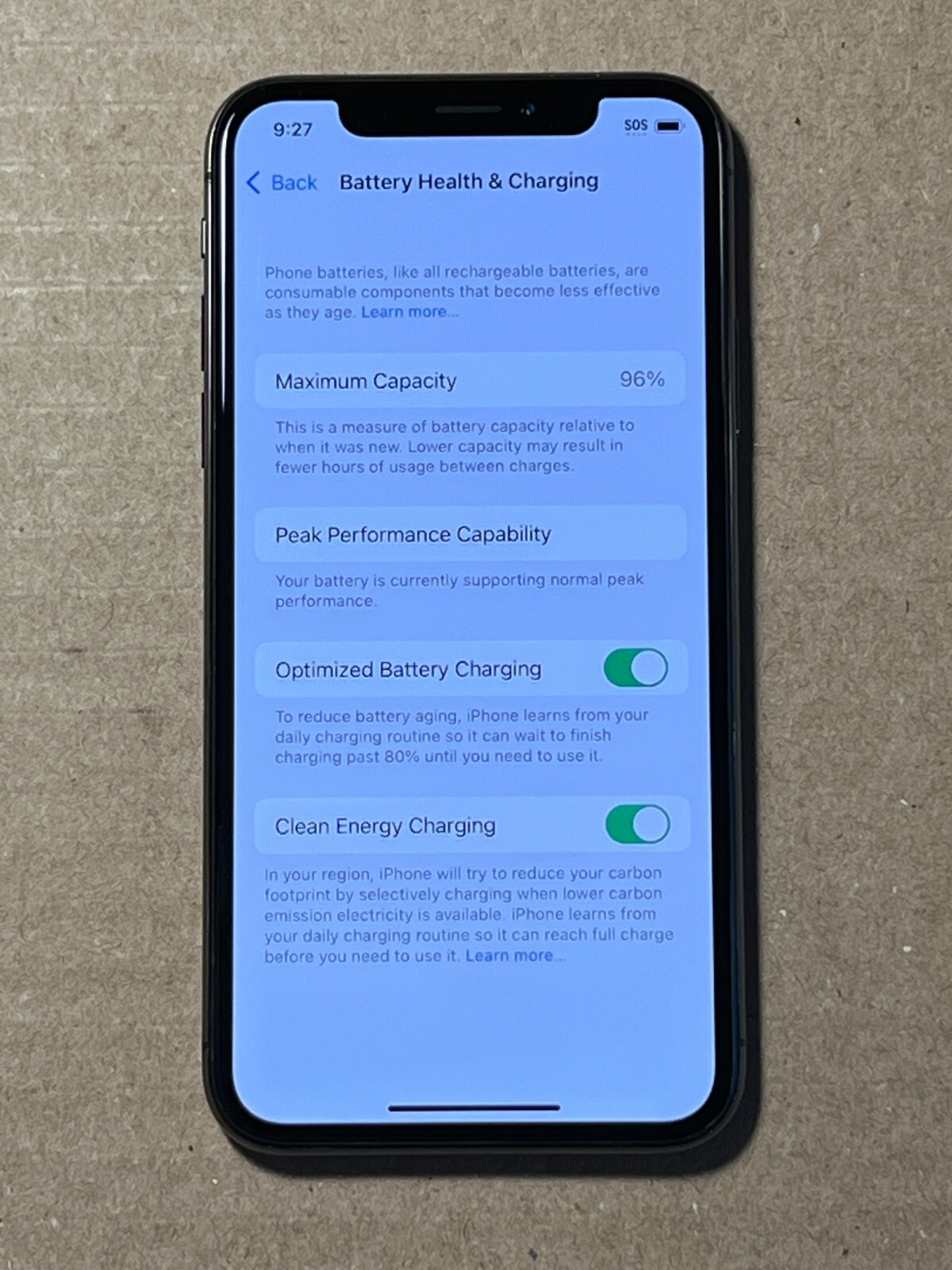 Apple iPhone X – 256GB – Space Gray (Unlocked) A1901 (GSM)