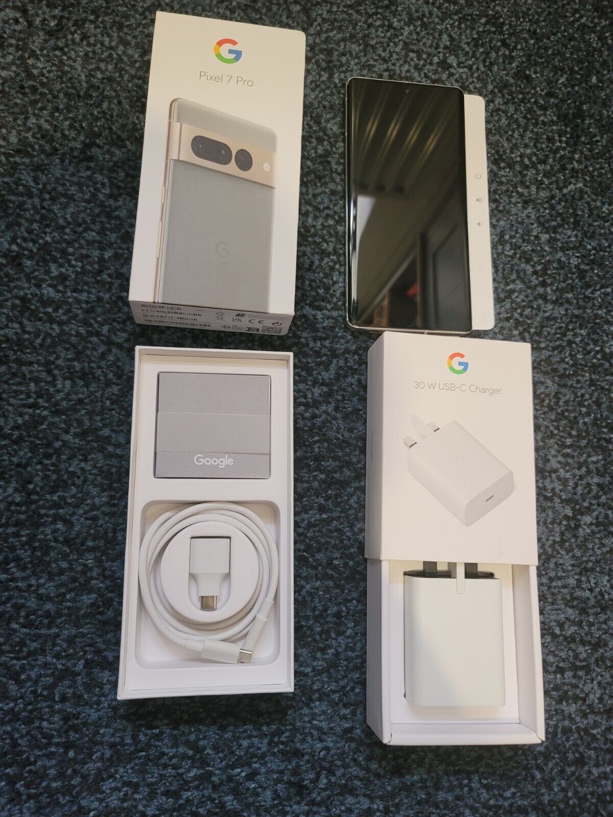 Unlocked Google Pixel 7 Pro 5G 128GB/256GB 6.7″ Hazel/Obsidian/Snow New Sealed