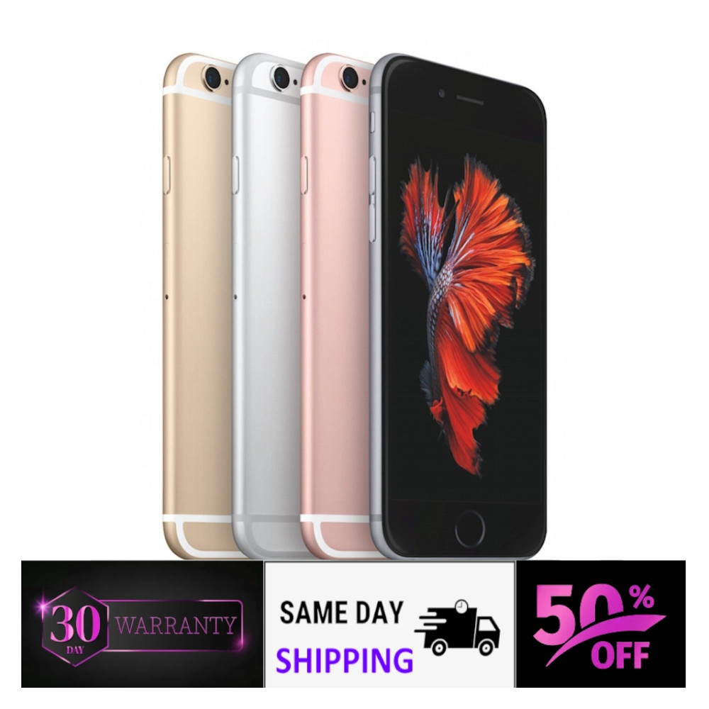 Apple iPhone 6s Unlocked: 16GB/32GB/64GB in Silver, Gold, Space Gray