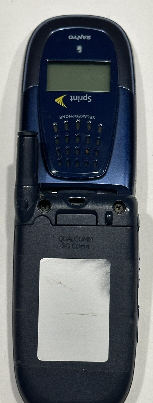 Sanyo Blue ( Sprint ) Cellular Flip Phone – Estate Sale Find – Selling As Is