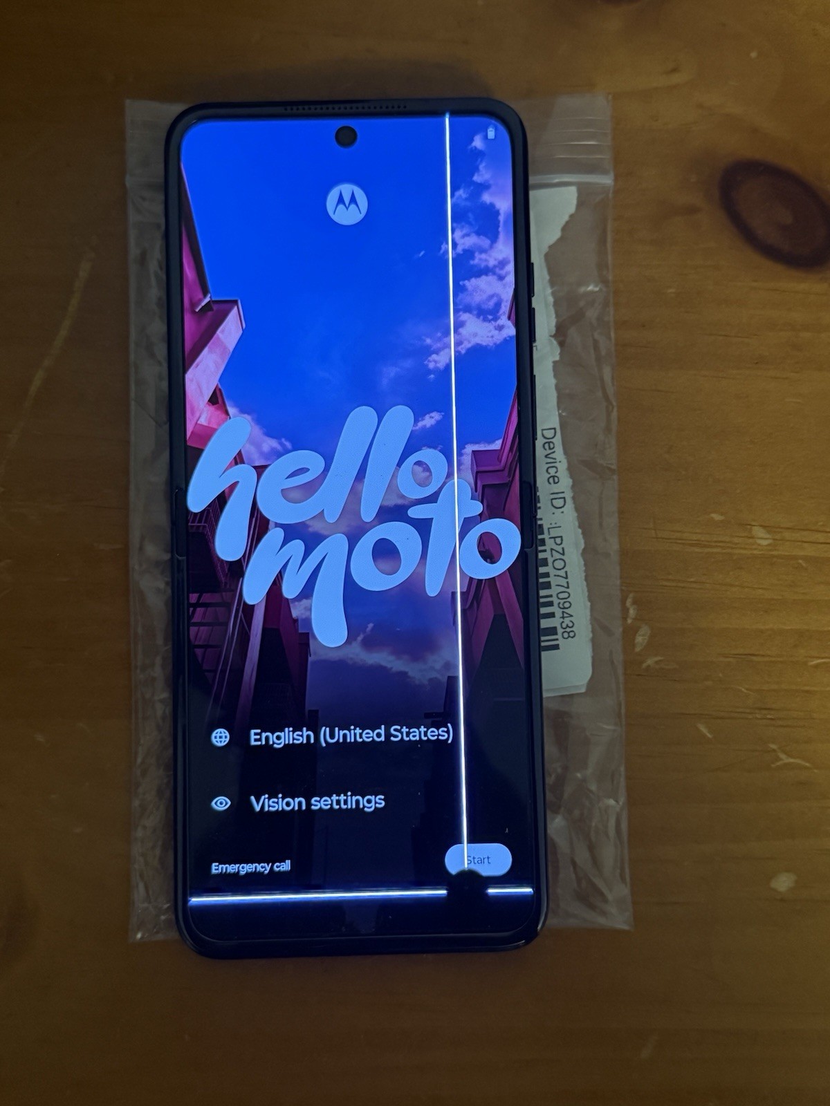 Motorola Moto RAZR 60 2025 256GB Unlocked Pantone Gibraltar Sea (Blue) XT2553