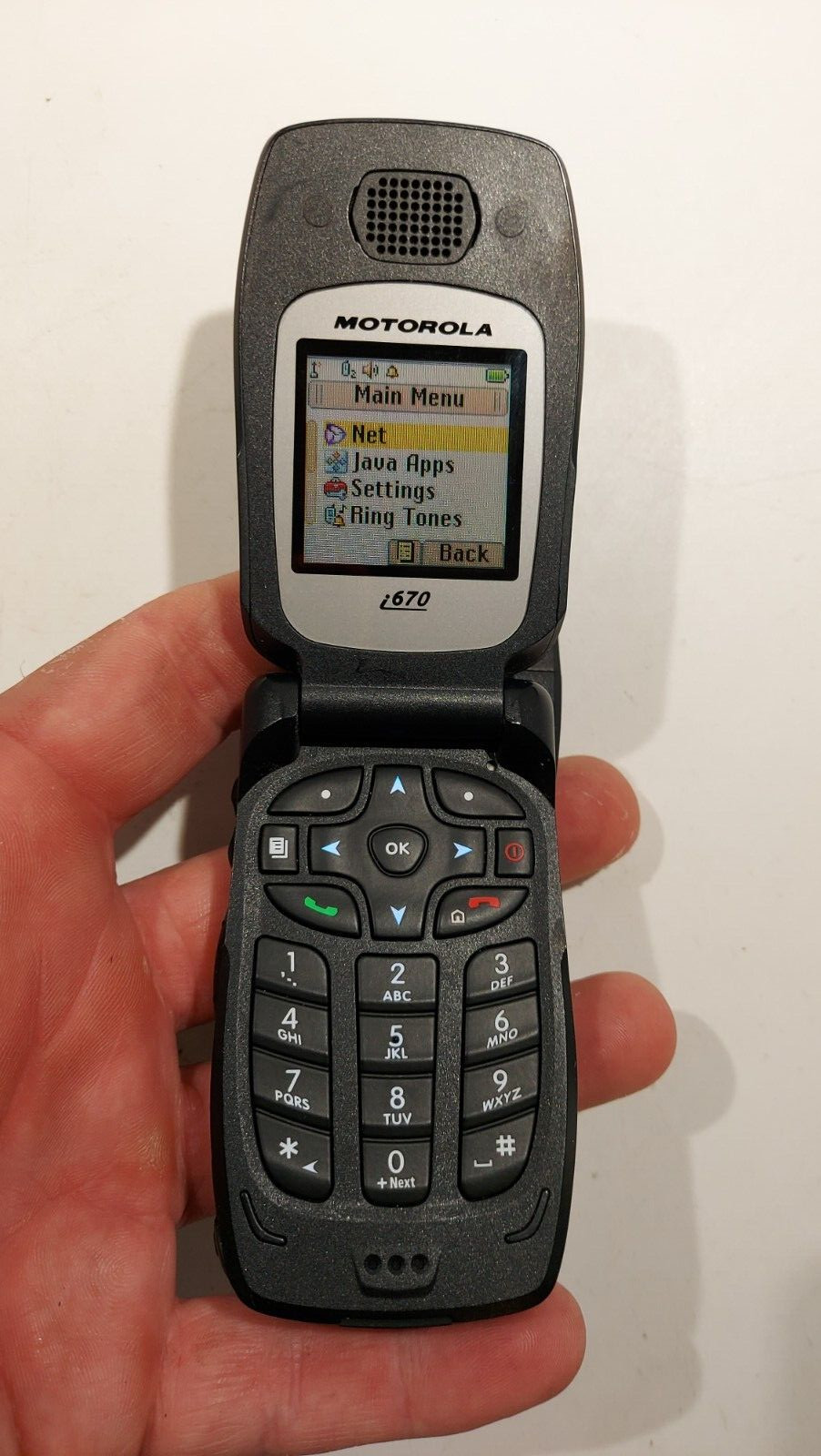 826.Motorola i670 Very Rare – For Collectors – Locked Nextel Network