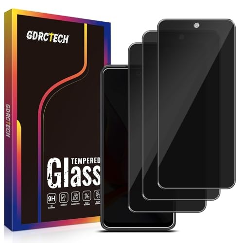 3-Pack Privacy Screen Protector for Motorola Moto G 5G 2025, Bubble Free 9H