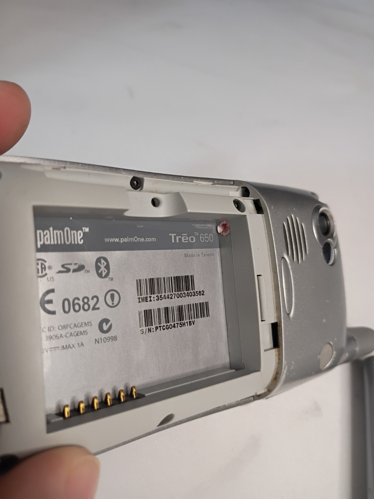 Palm Treo 650 Cingular Smartphone PDA DAMAGED SCREEN For Parts