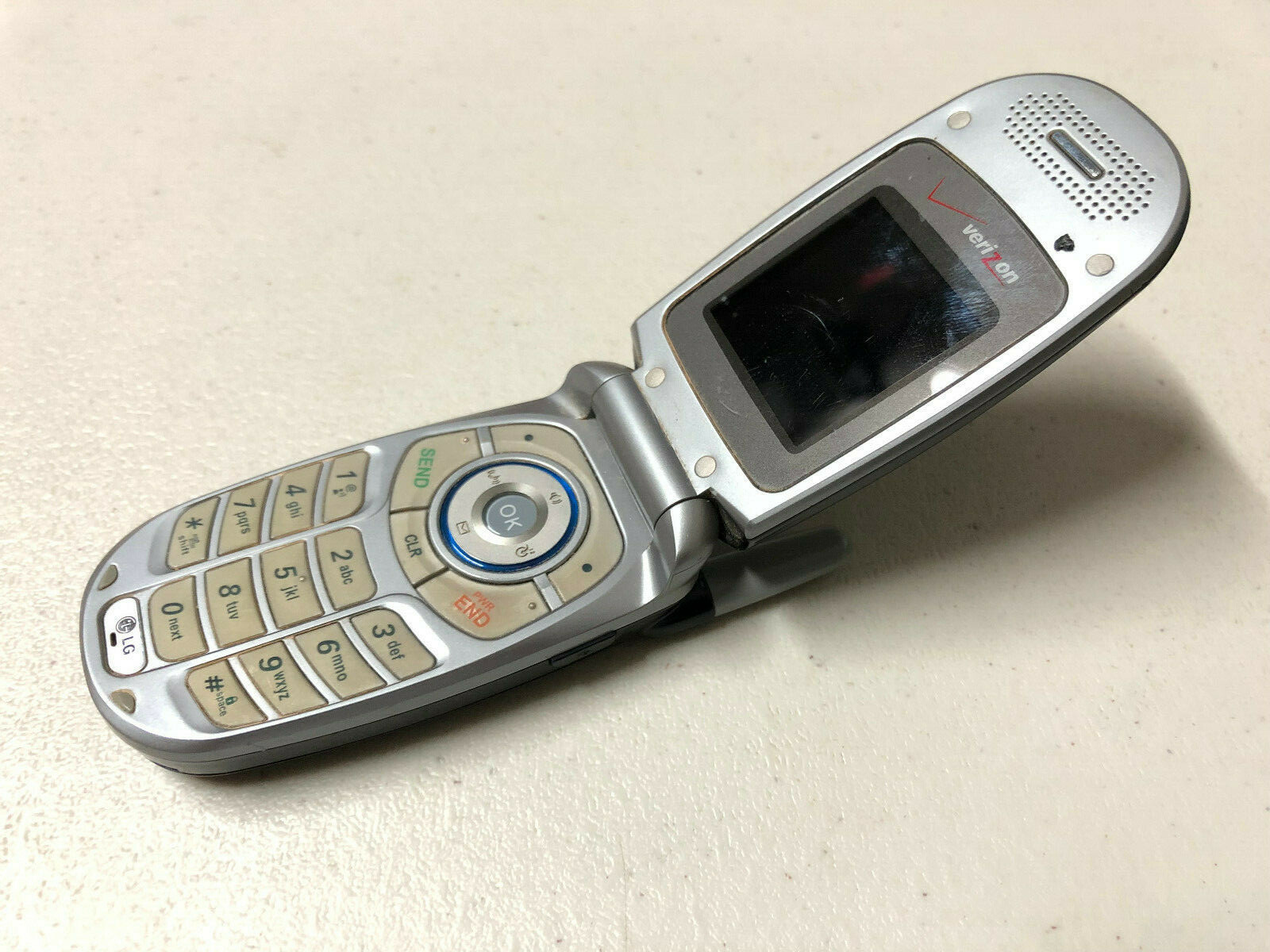LG VX3400 – Blue Gray (Verizon) Cellular Phone – UNTESTED