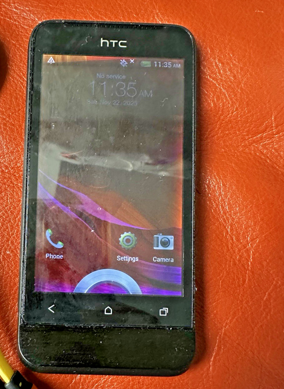 Vintage HTC One V PK76300 Virgin Mobile 4GB Smartphone