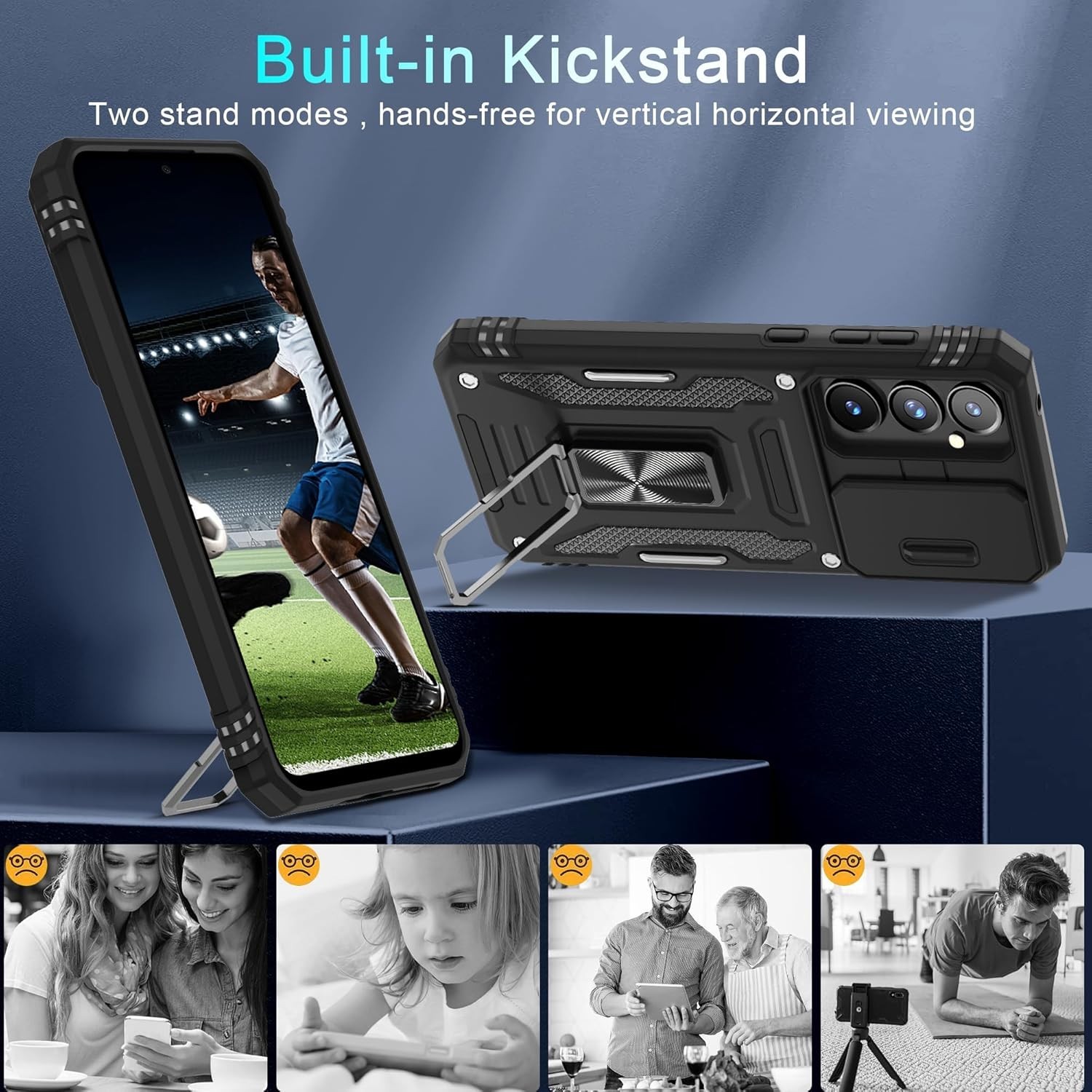 For Samsung Galaxy A35/A55 5G Case Military Grade & shockproof Protective cover