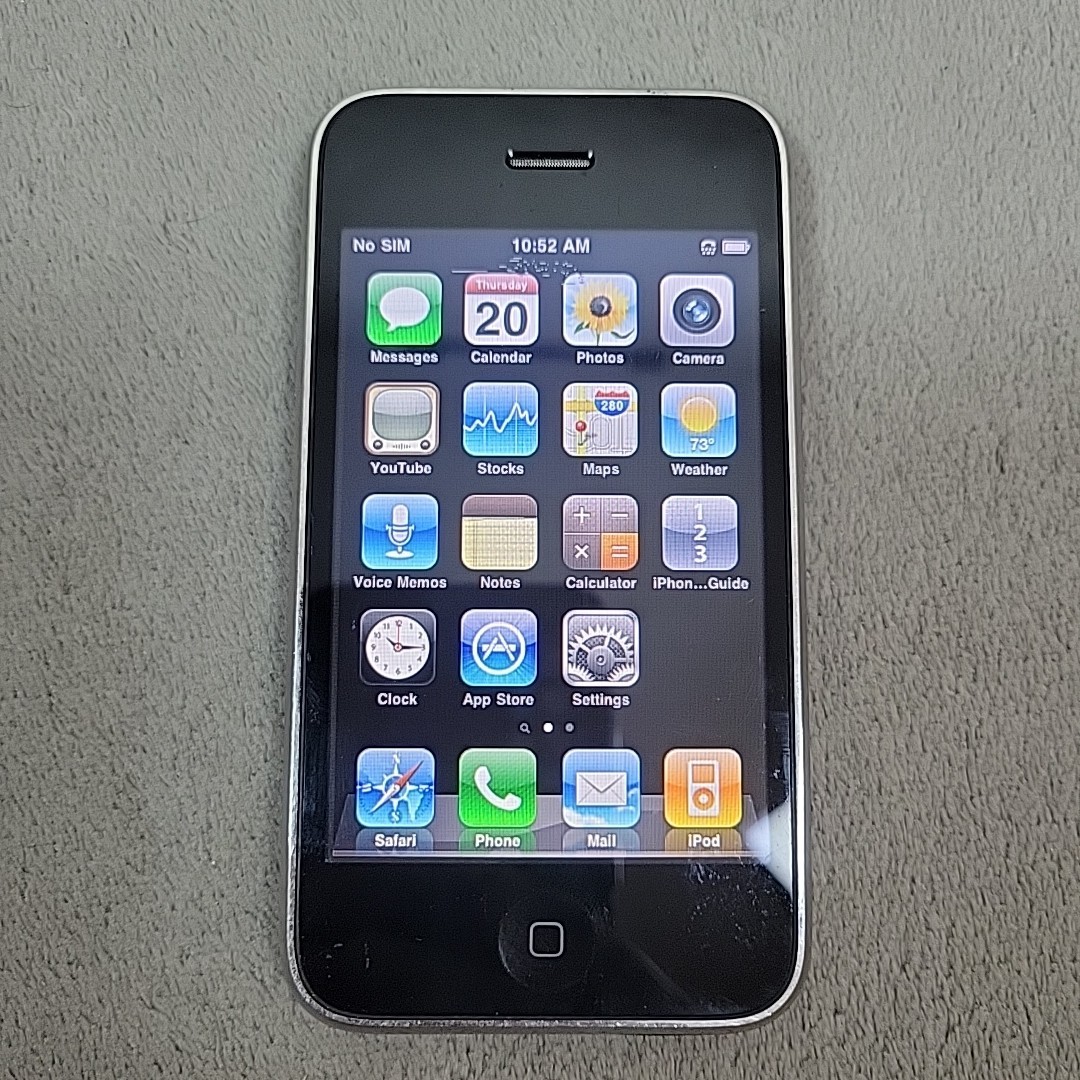 Apple iPhone 3G 8GB Black A1241 iOS 4.2.1 Smartphone Dead Pixels – Collector