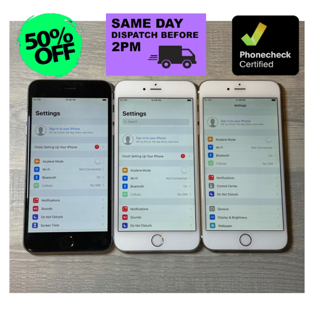 Apple iPhone 6 Plus 16GB 64GB – Gold Gray Silver – Unlocked Verizon 4G Excellen