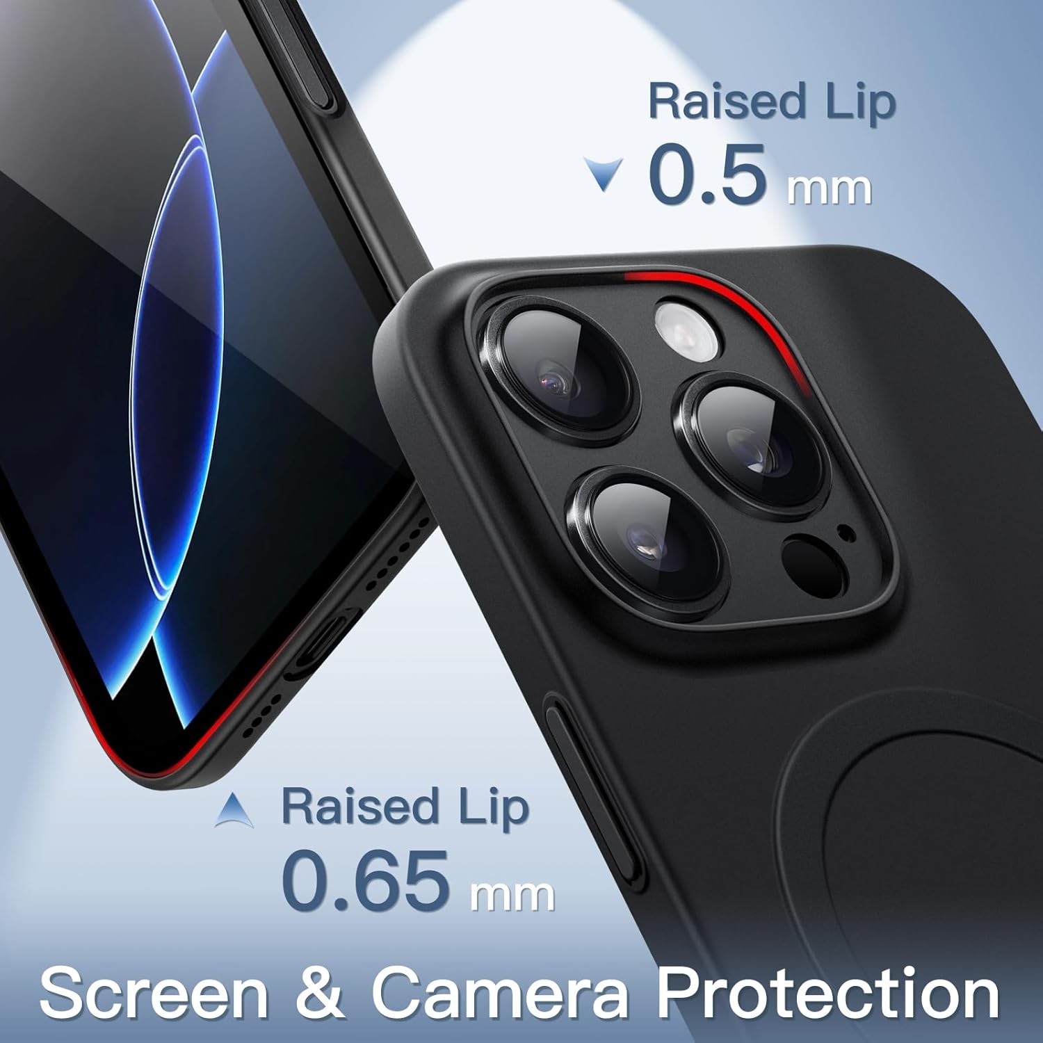 Magnetic 0.6mm Ultra Slim Case for iPhone 16 Pro Max 6.9 Inch, Lightweight Matte