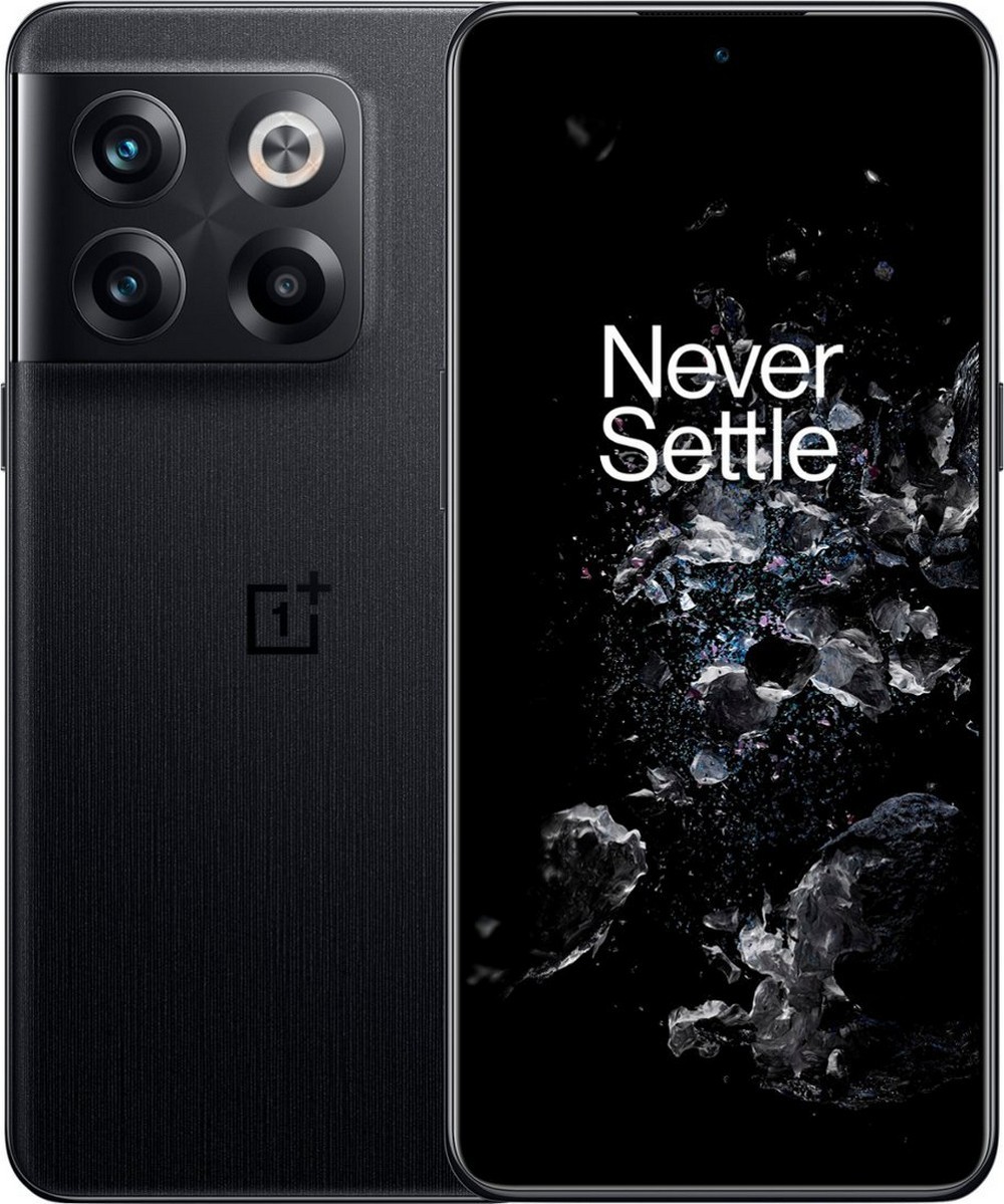 For Parts OnePlus 10T, Unlocked, 256 GB, Black, Glass Crack Front, A+ Batt Capa
