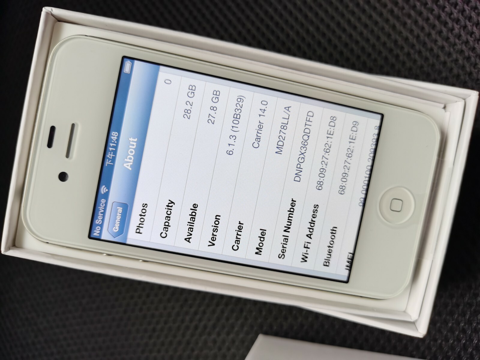 90% N ew , tested, 100% working Apple iPhone 4s – 32GB – iOS 6