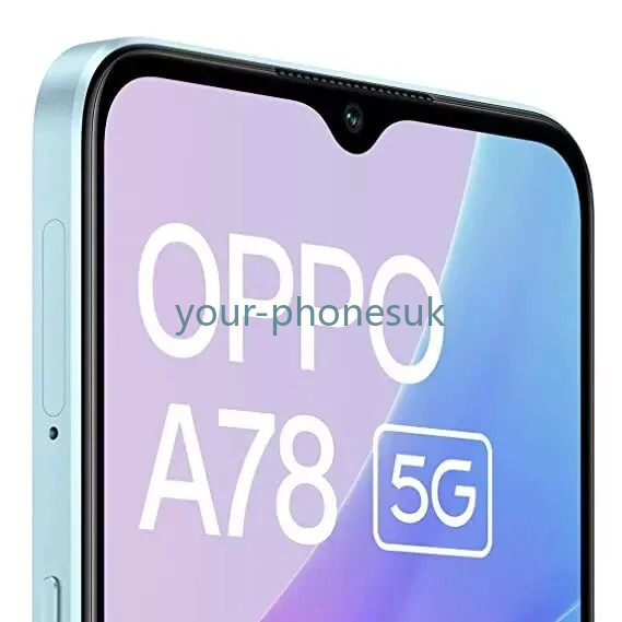 Unlocked Oppo A78 5G Dual SIM 256GB 8GB RAM 5000mAh 6.56″ New sealed Google