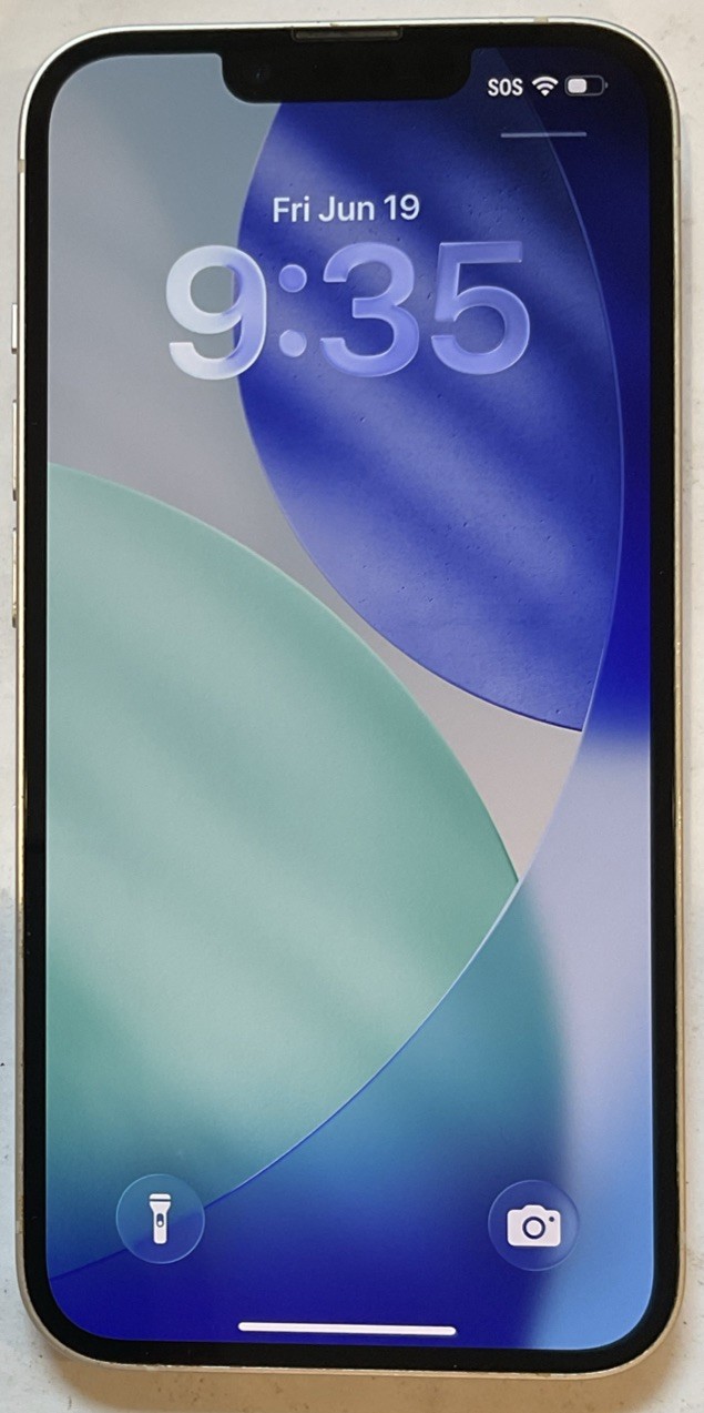 TESTED USED GSM UNLOCKED STARLIGHT iPhone 14, 256GB A2649 MPW23LL/A, 87% BATTERY