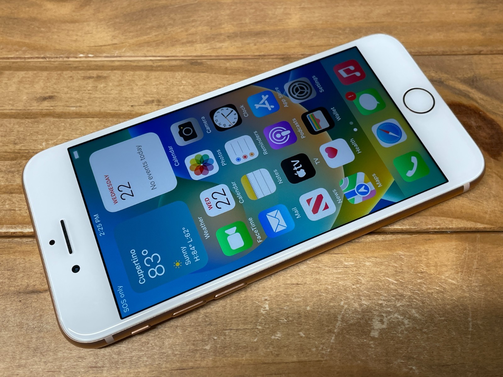 Apple iPhone 8 – 64GB – Gold (Unlocked GSM) A1905 – Works – 76% Bat.