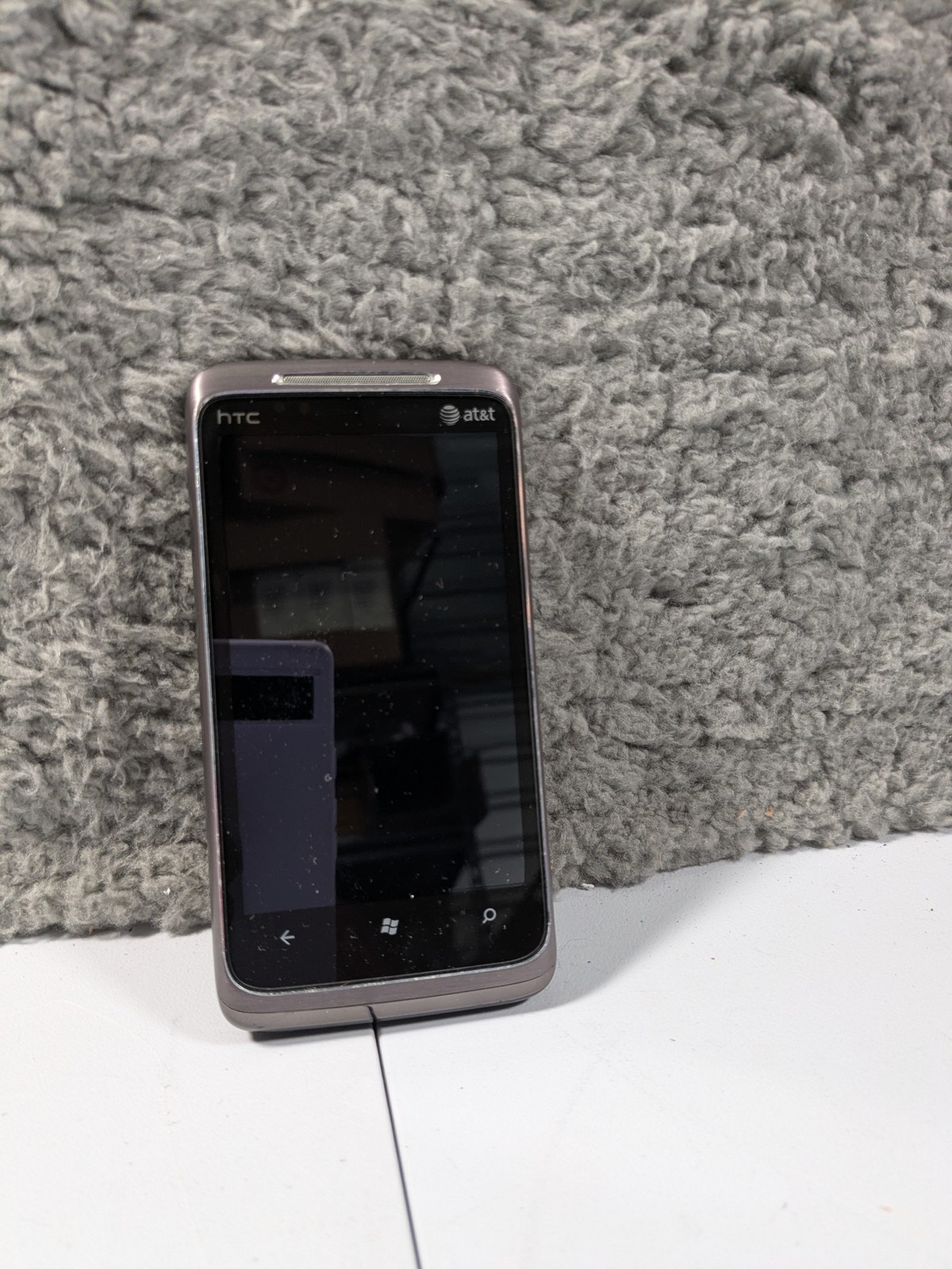 HTC Surround Windows 7 Phone AT&T Black Smartphone w/ Kickstand Tested Works
