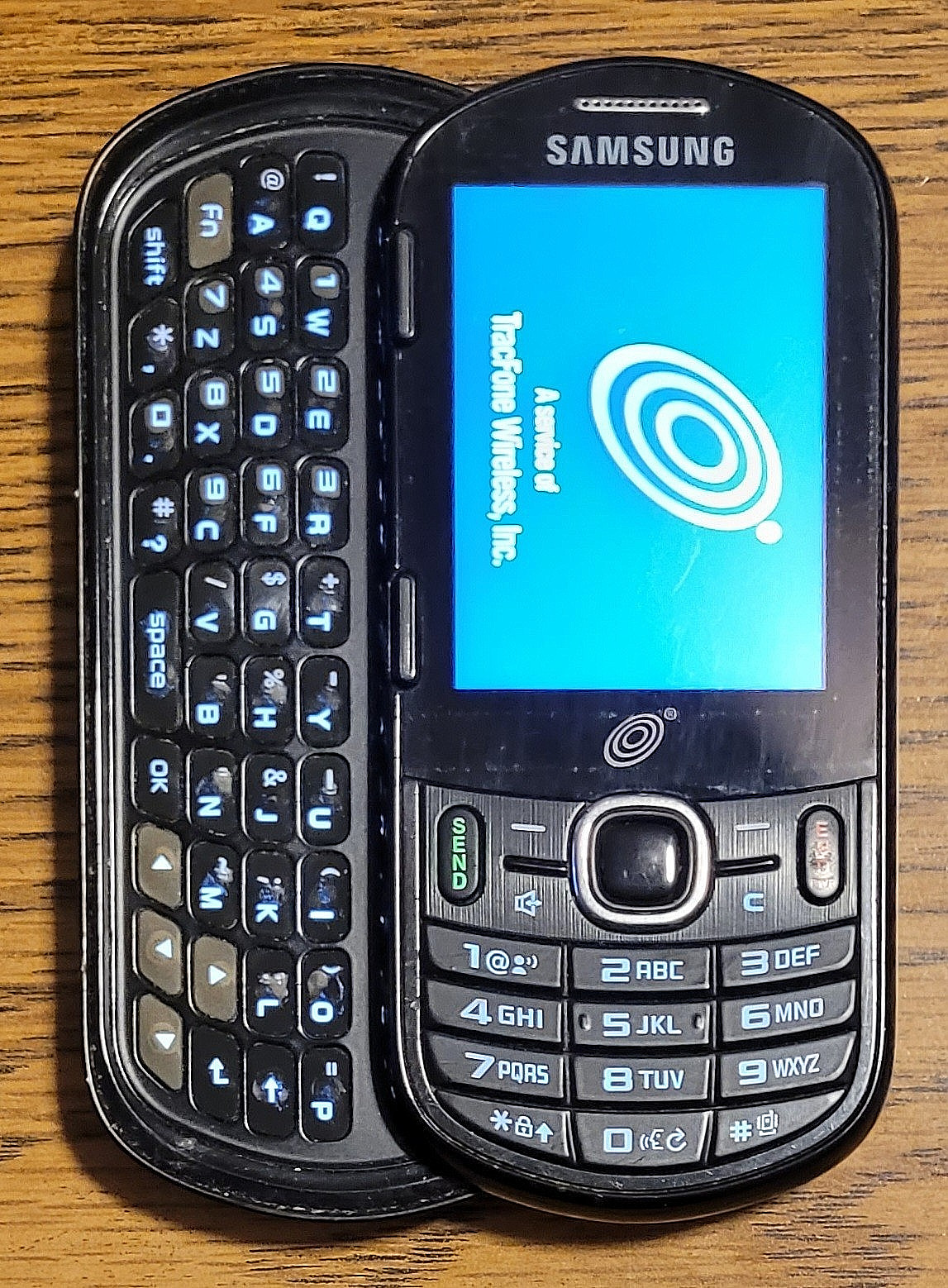 Samsung SCH-R455C – Black ( TracFone ) Super Rare Cellular CDMA Slider Phone