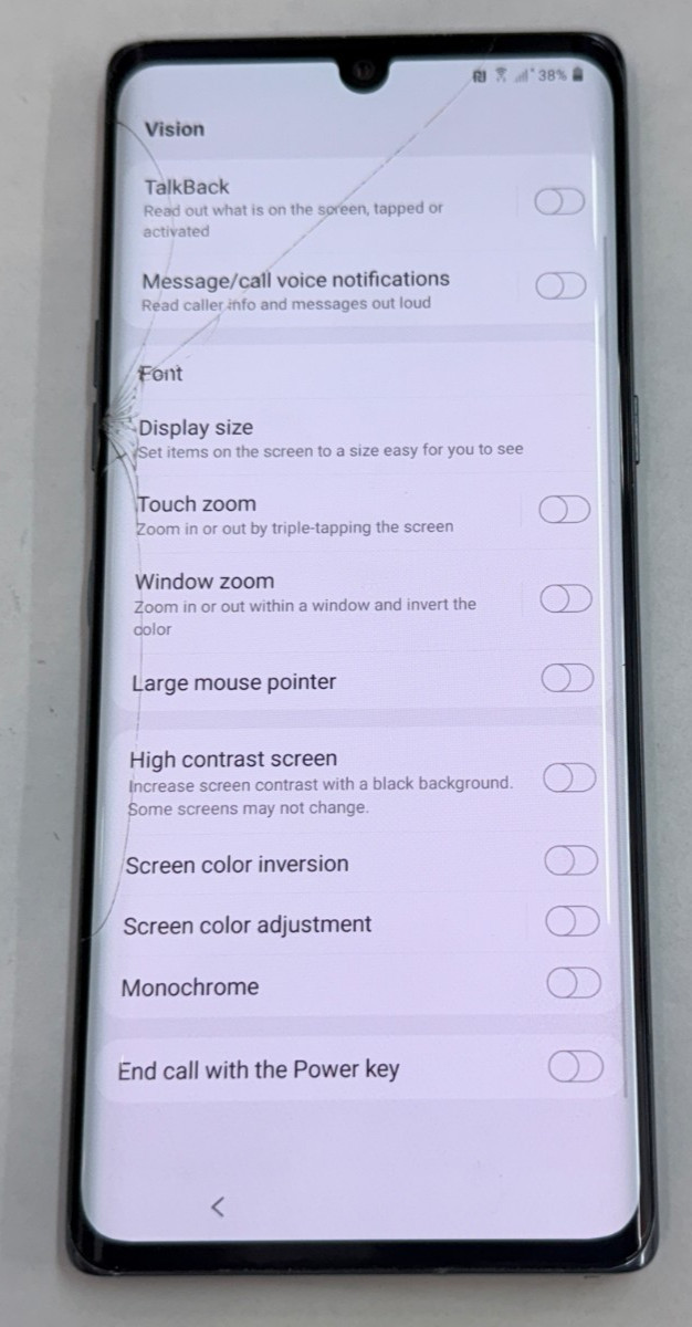 Verizon LG Velvet 5G LM-G900VM 128GB Android Smart Phone *CRACKS *READ*