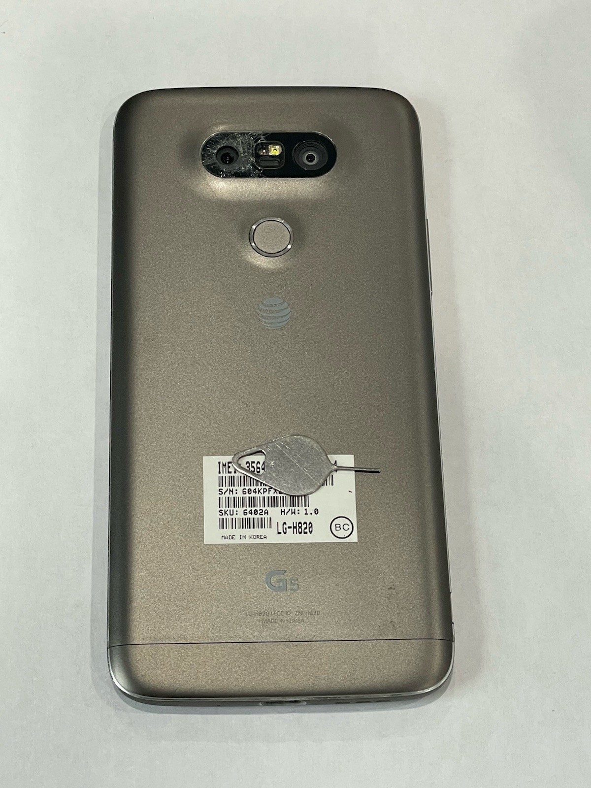 LG G5 LG-H820 32GB Unlocked – Damaged – Read in Full