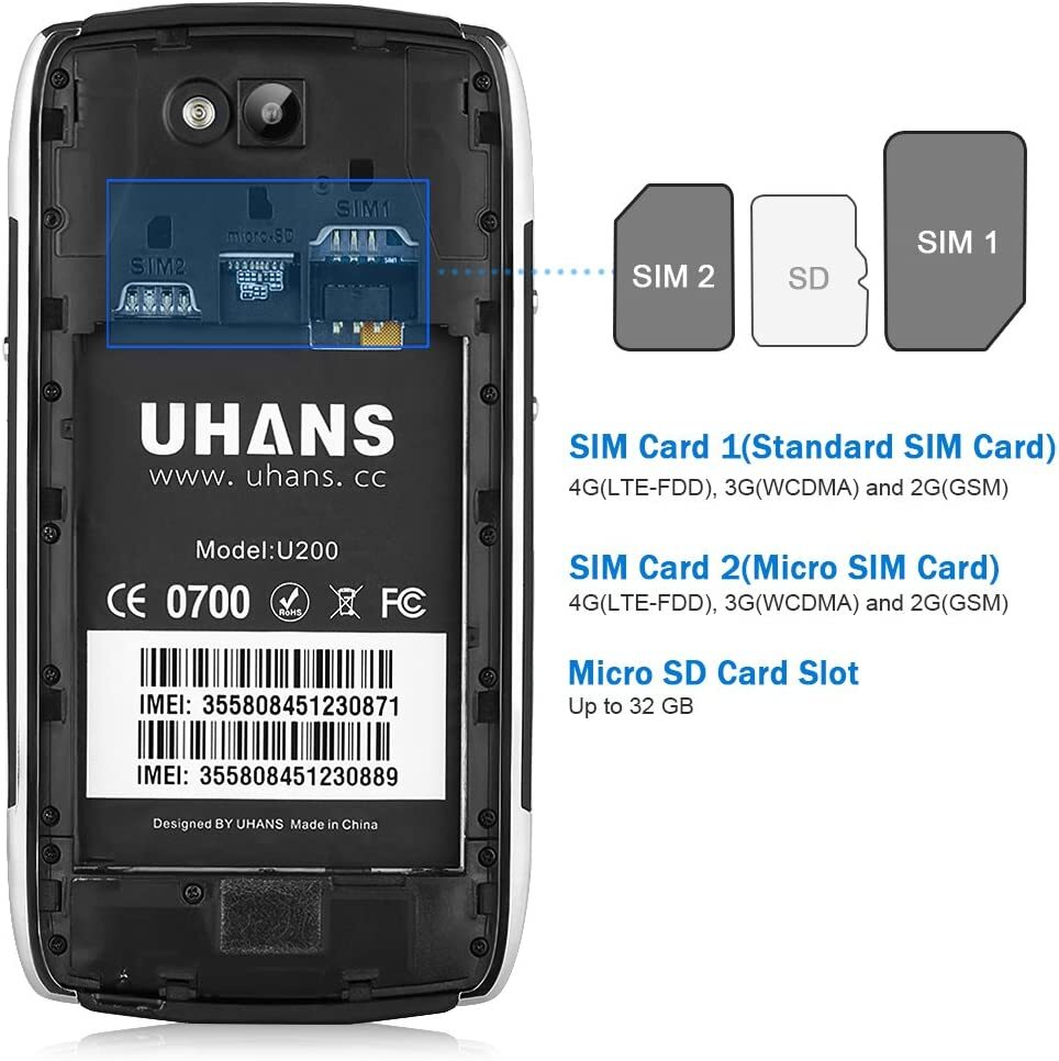 UHANS U200 5″ IPS 16GB ROM DUAL SIM LEATHER & METAL SMARTPHONE **METAL & LEATHER**