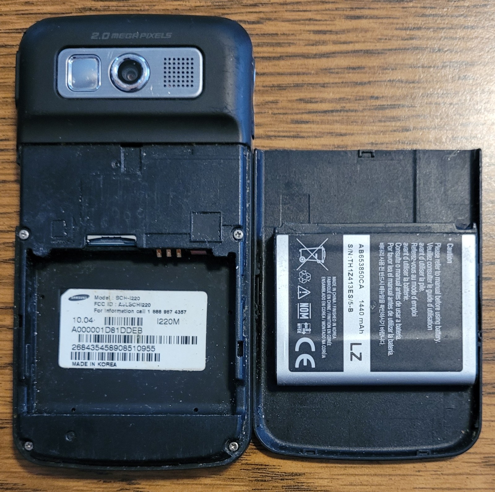 Samsung Code SCH-I220 – Gray and Black ( MetroPCS ) Very Rare CDMA Smartphone