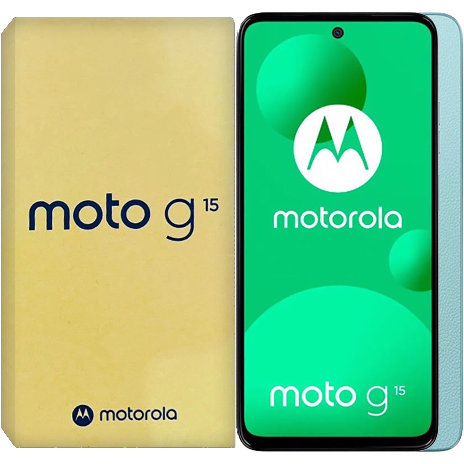 Motorola Moto G15 4G Glacier Blue 256GB + 8GB Dual-SIM Unlocked GSM NEW