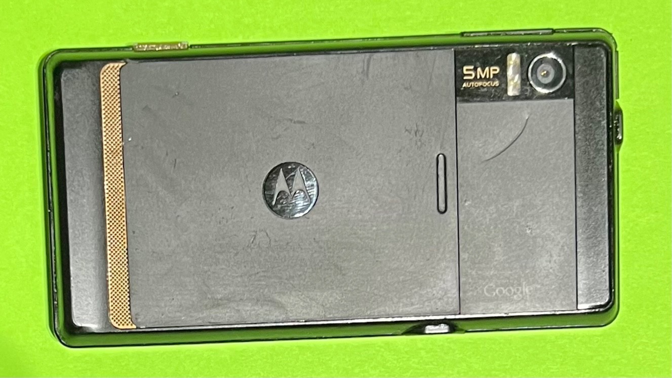 Motorola Droid A855 – Black (Verizon) – Rare Slide Smartphone- For Parts Repair