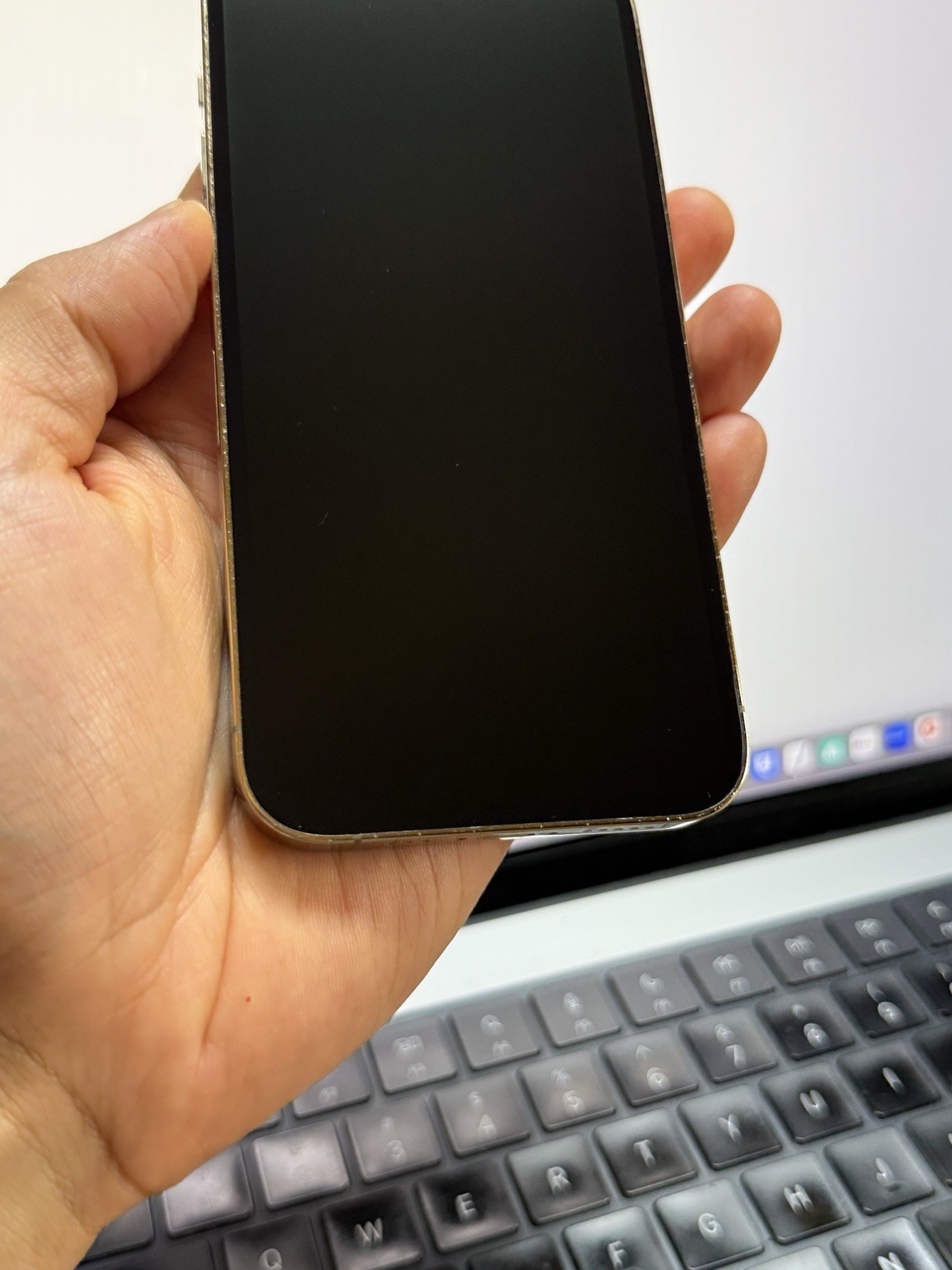 Apple iPhone 13 Pro 256GB Factory Unlocked Gold (Rear Cam Issue) #24550
