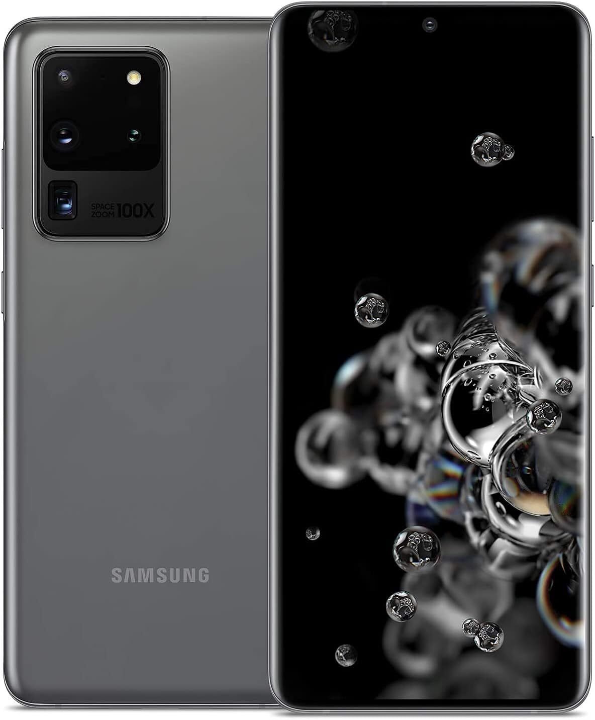 UNLOCKED SAMSUNG GALAXY S20 ULTRA 5G G988U1 512GB GRAY GSM+CDMA PHONE OPEN BOX