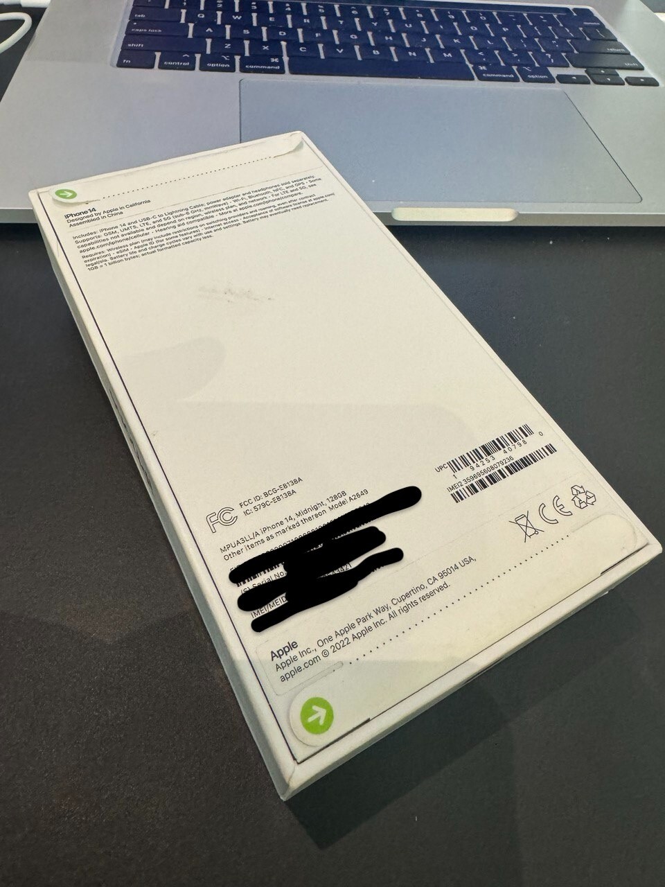 Apple iPhone 14 – 128 GB – Midnight (Unlocked, unopened original box)