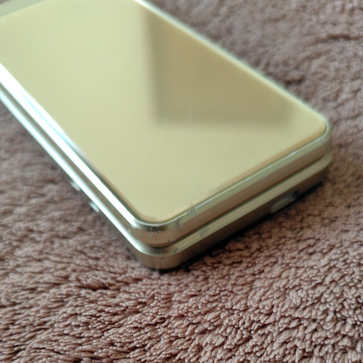 SHARP AQUOS Keitai 2 601SH Gold Flip Phone Softbank SIM Free Used From Japan