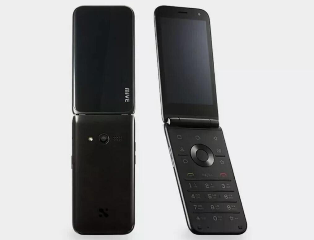 Phone ALT MIVE Style Folder 32GB AT-M120 WIFI Black/White 4G LTE Android
