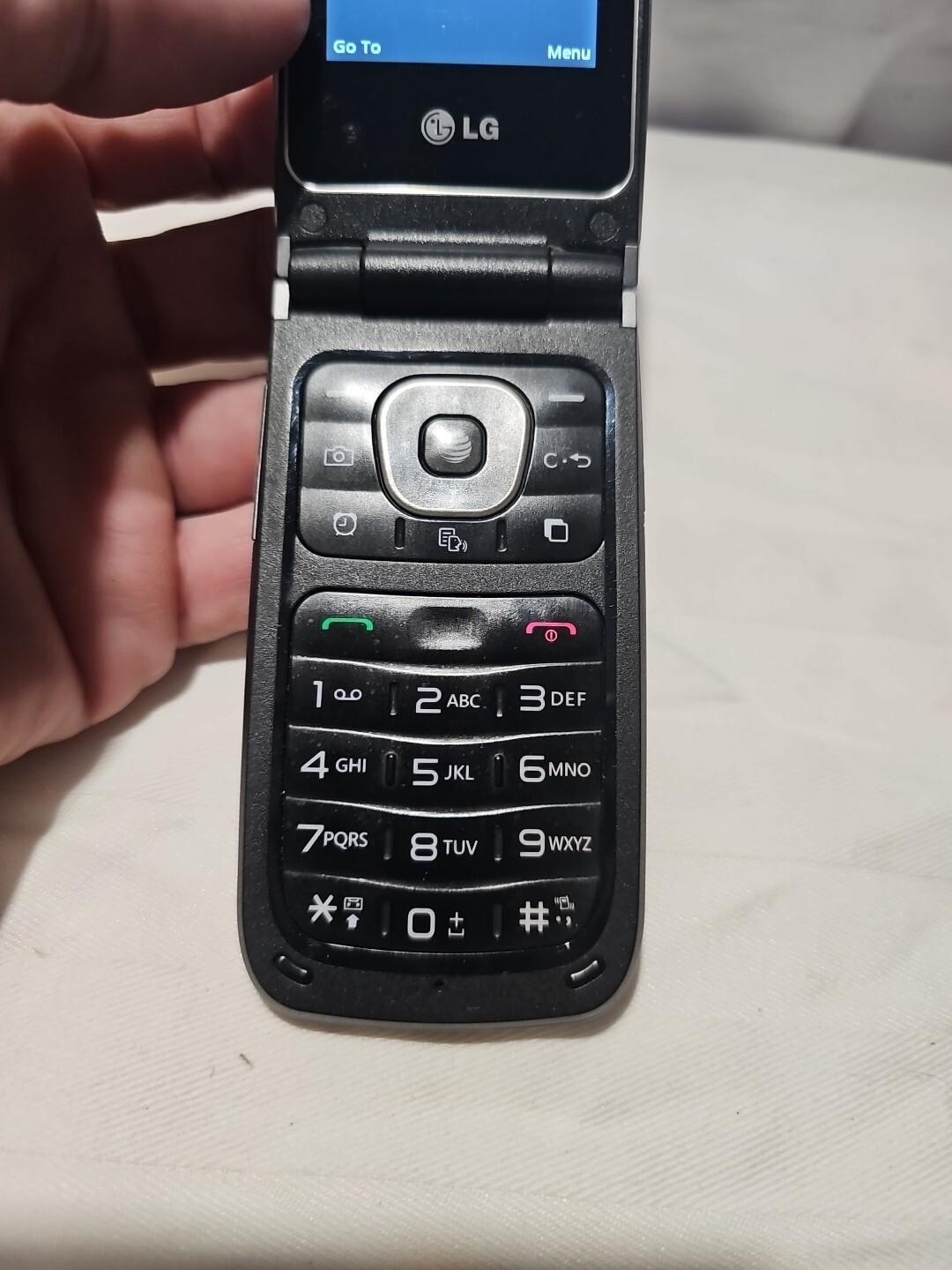 LG A340 – Gray and Black ( AT&T ) Cellular Flip Phone