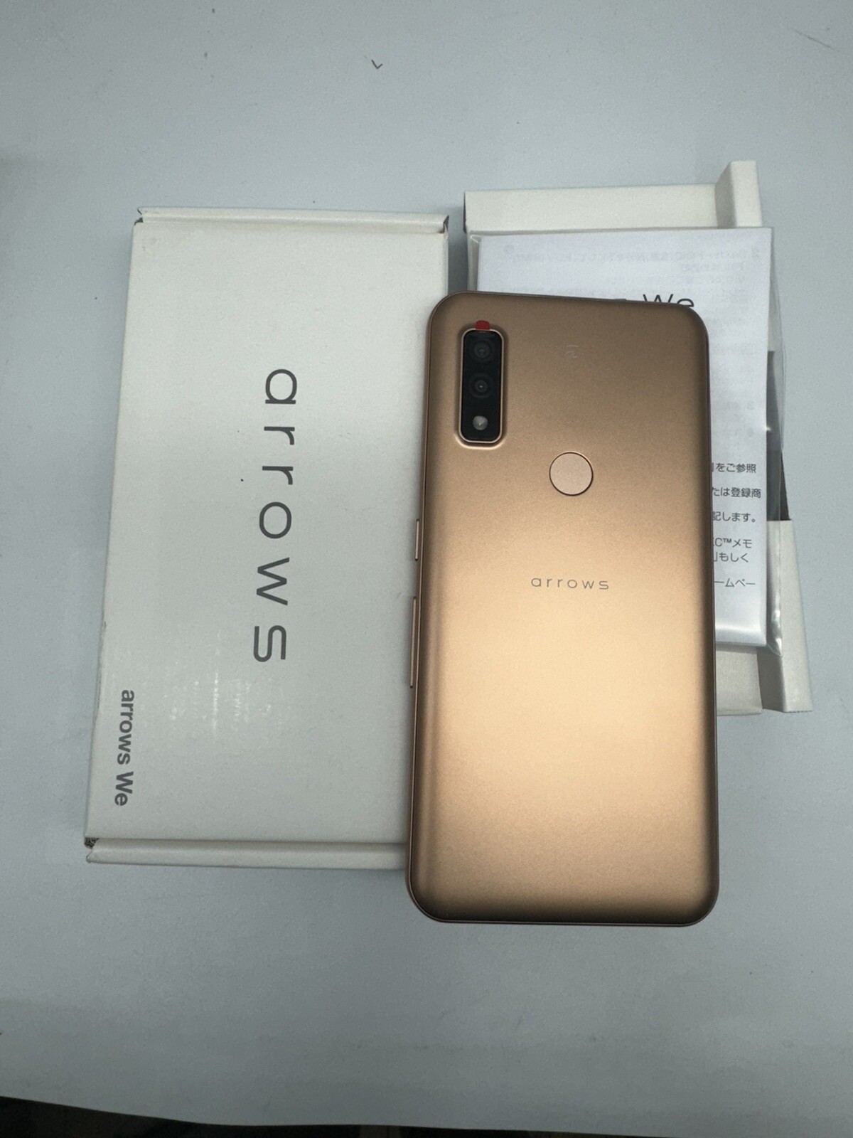 Sim Free Fujitsu Arrows We Gold Color Japan Model FCG01 Unlocked 4GB/64GB