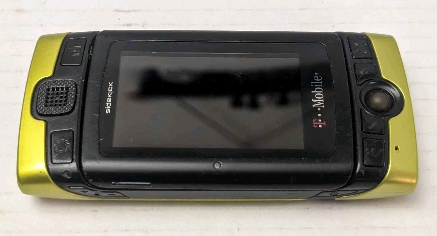 Rare Green T-Mobile Sidekick 2008 Classic Retro GSM Cell Phone Parts Or Repair