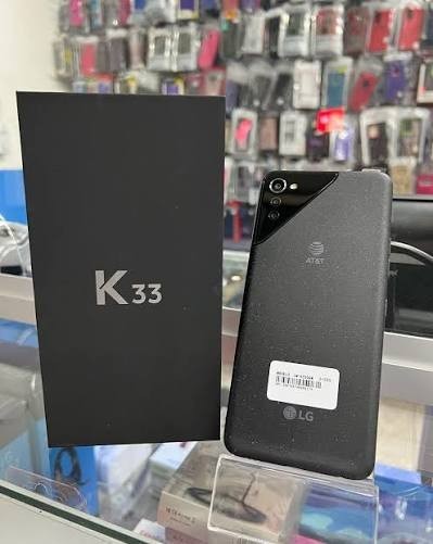 LG K33 6.0″ Black 32GB Android 11 3GB RAM AT&T 4G LTE 13MP LM-K330AM