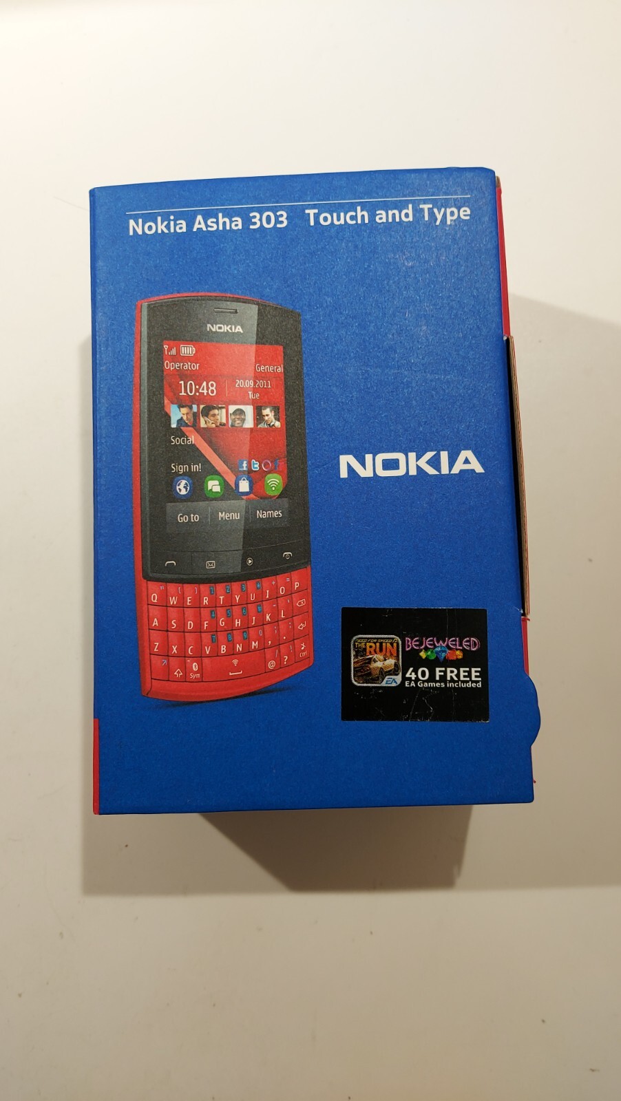 3091.Nokia Asha 303 Rare – For Collectors + Full Box – Unlocked – Like N E W