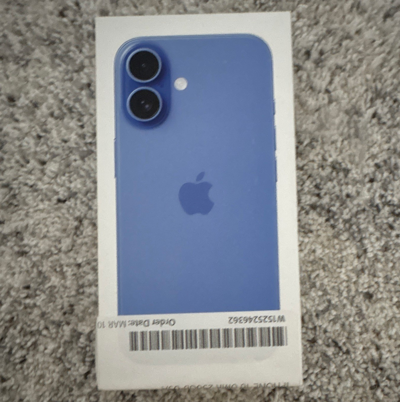 Apple iPhone 16 256GB Blue A3081 UMTS iOS 48MP Camera USB-C Wi-Fi Bluetooth