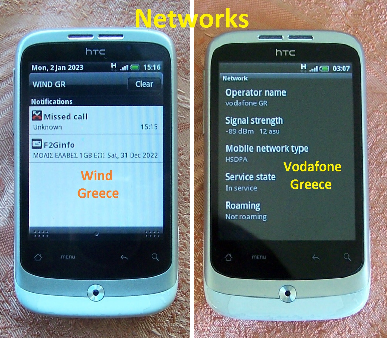 Original HTC Wildfire A3333 Smartphone Android 3G 5.0MP White-Silver Metallic