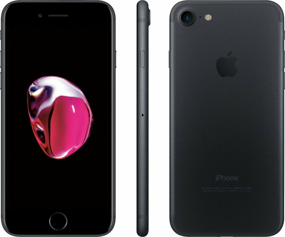Apple iPhone 7 32GB Matte Black Unlocked | Rare iOS 12 (12.1.4) | Excellent (A)